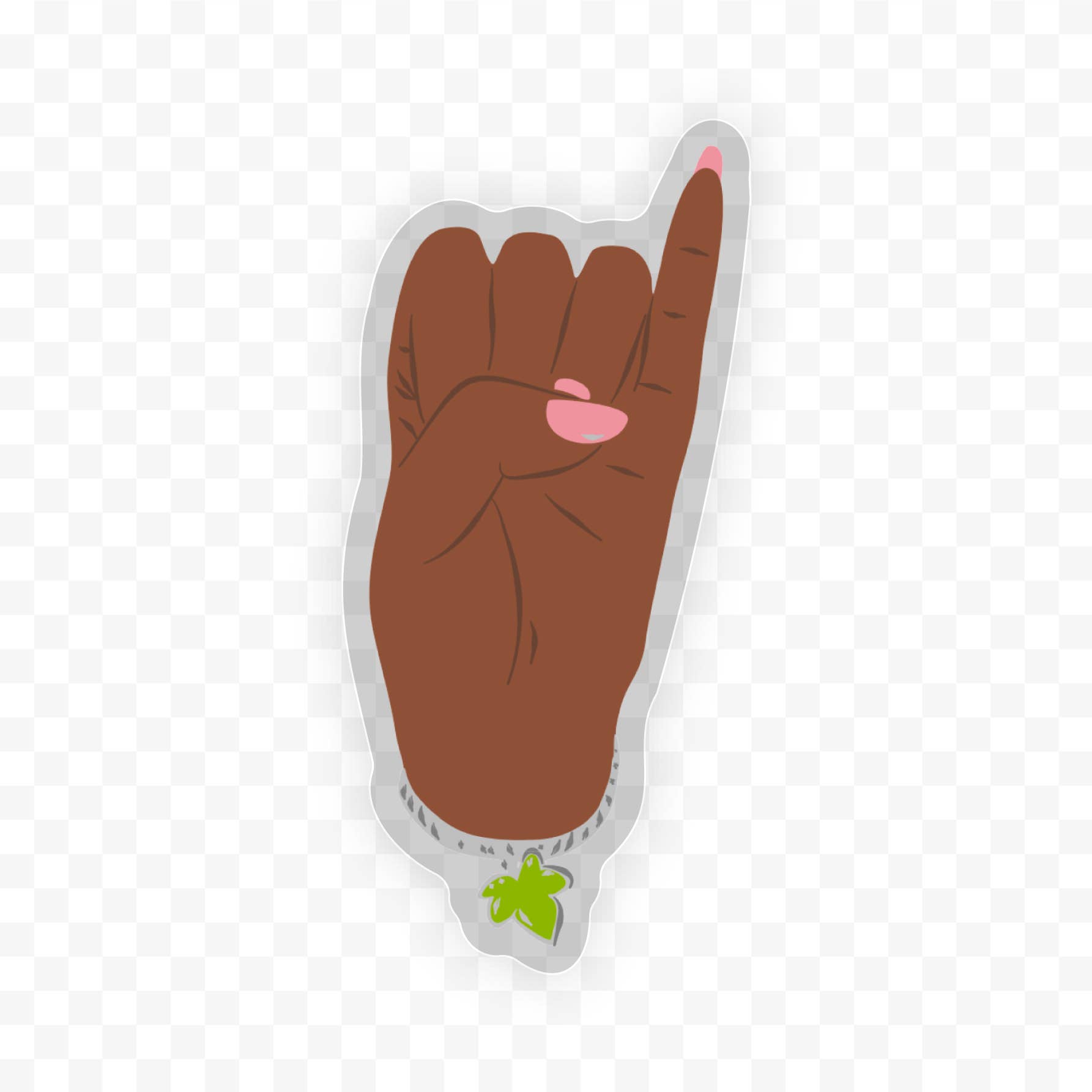 Ivy Leaf Clear Stickers | Sorority Inspired | Sisterhood