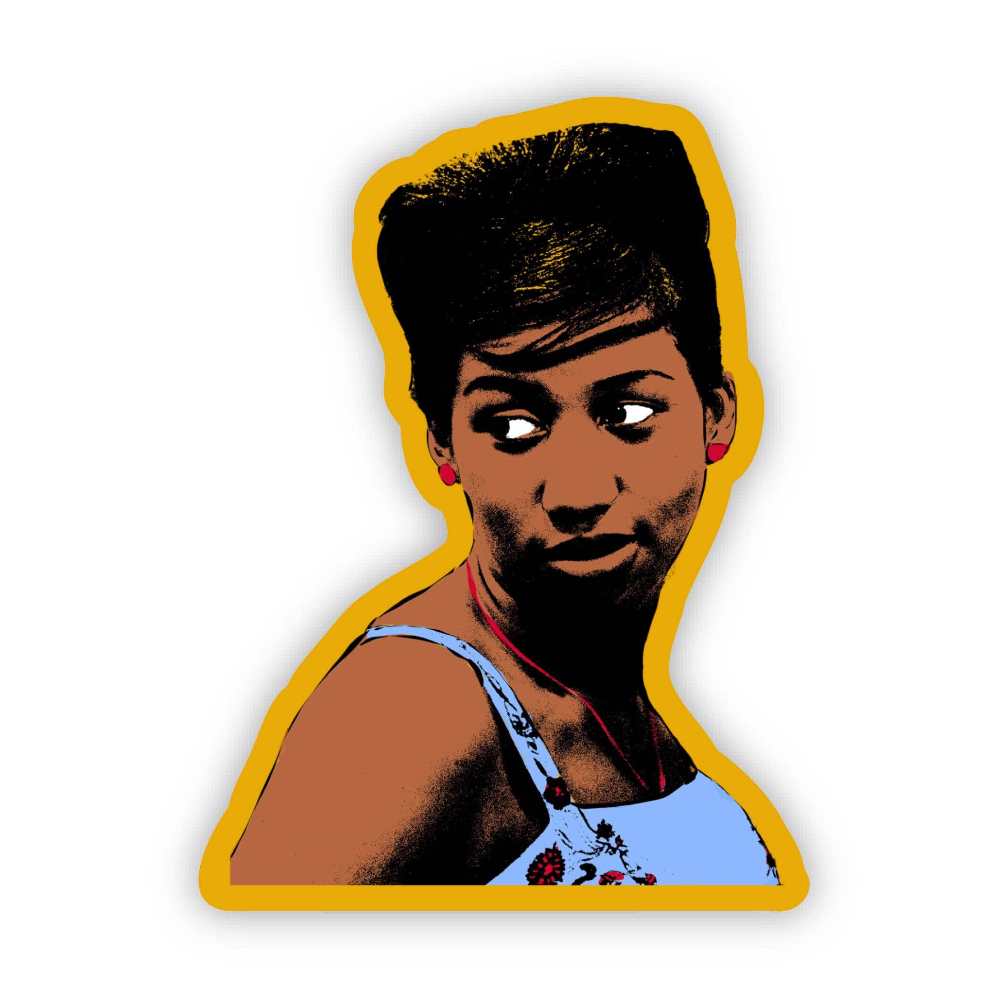 Young Aretha Stickers | Black Music | Artist Icon