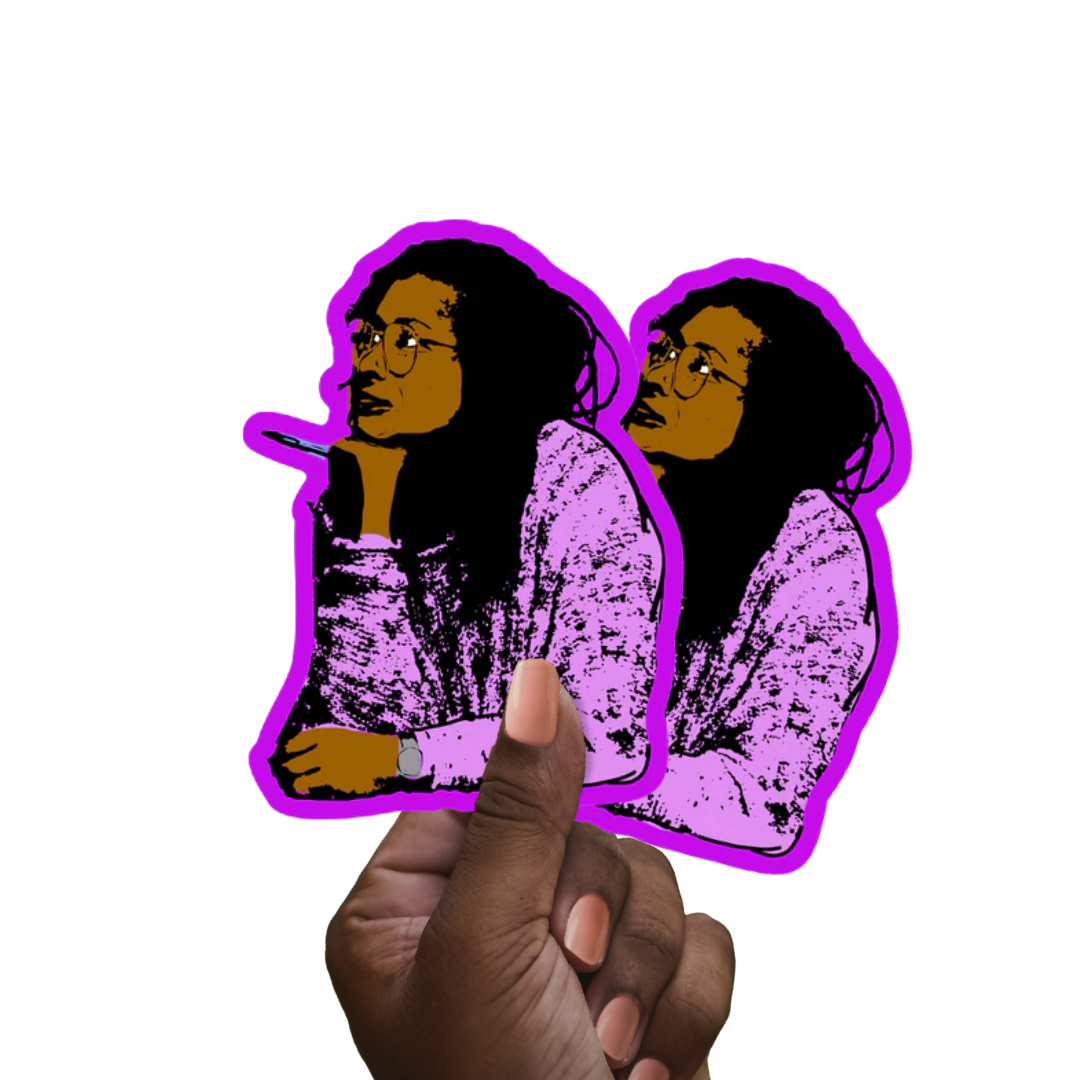 Alice Walker Vinyl Sticker | Black History | Literary Gift