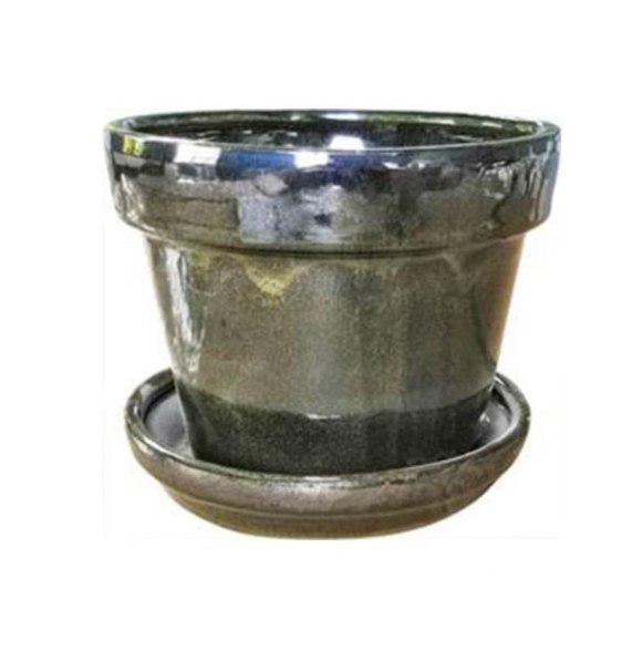 Trinity Planter With Attached Saucer