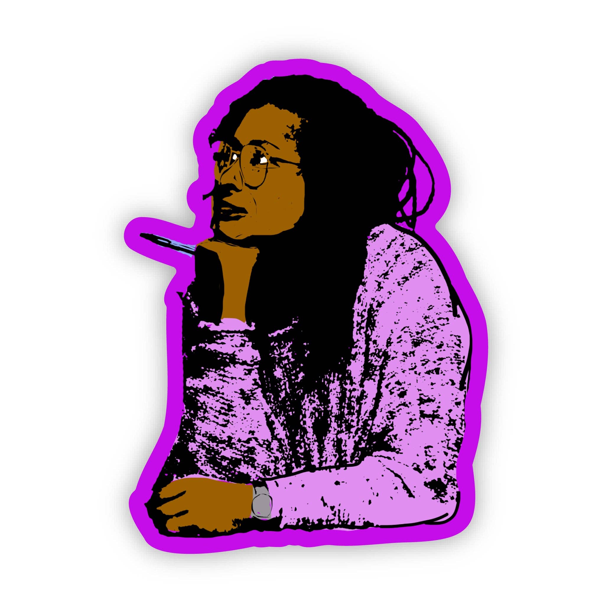 Alice Walker Vinyl Sticker | Black History | Literary Gift