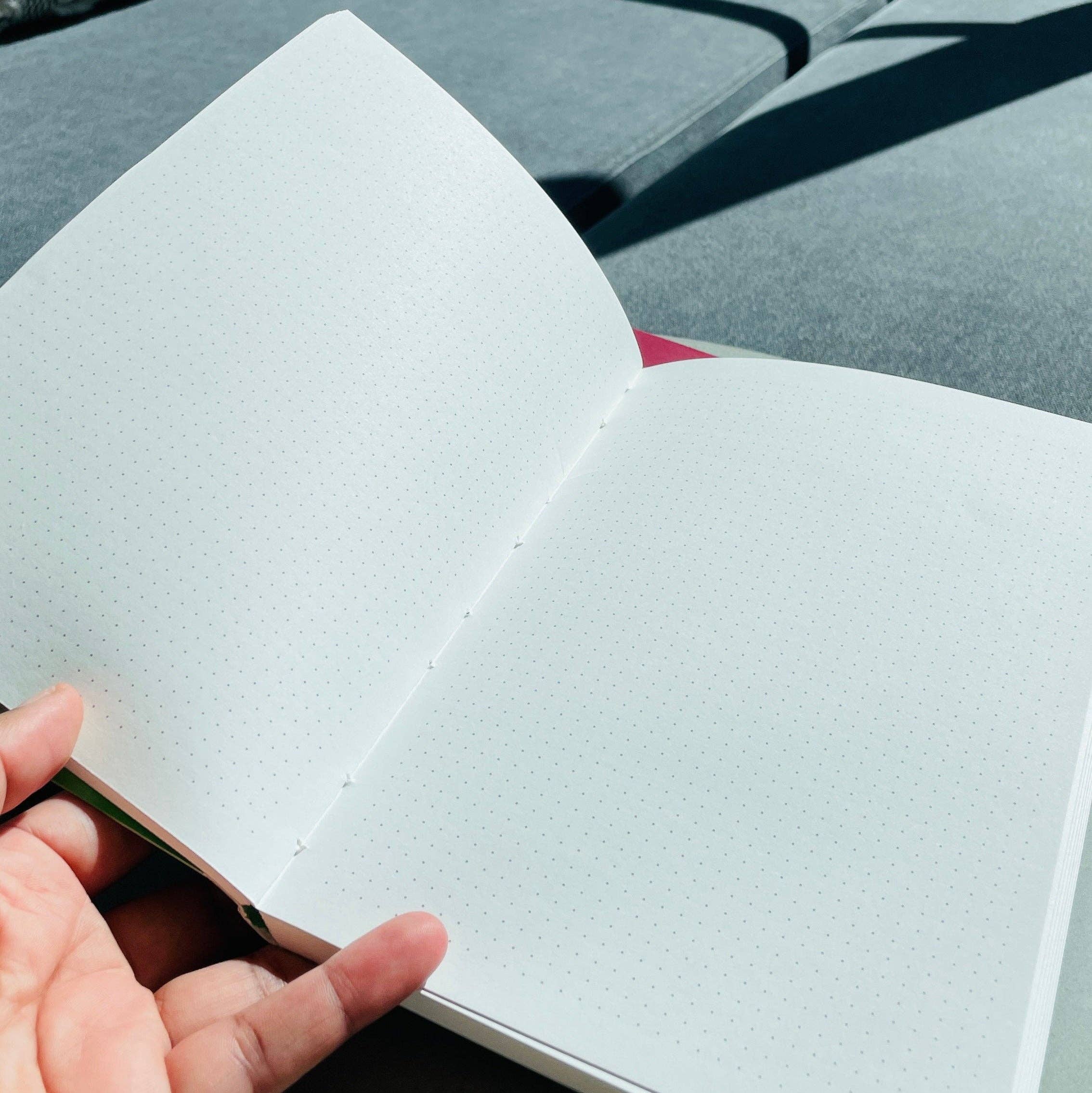 James Baldwin Dot Grid Notebook