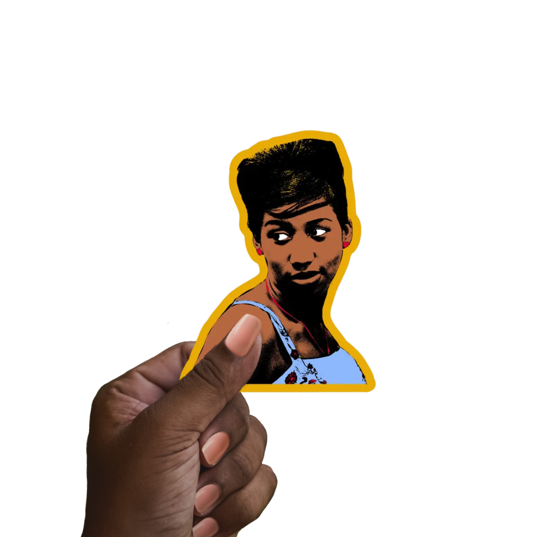 Young Aretha Stickers | Black Music | Artist Icon