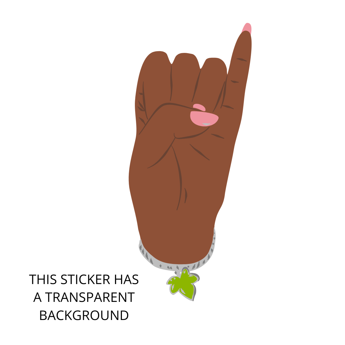 Ivy Leaf Clear Stickers | Sorority Inspired | Sisterhood