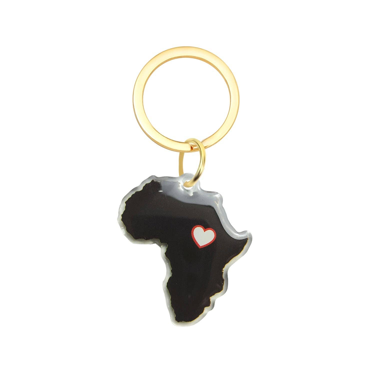 Heart of Africa Acrylic Keychain