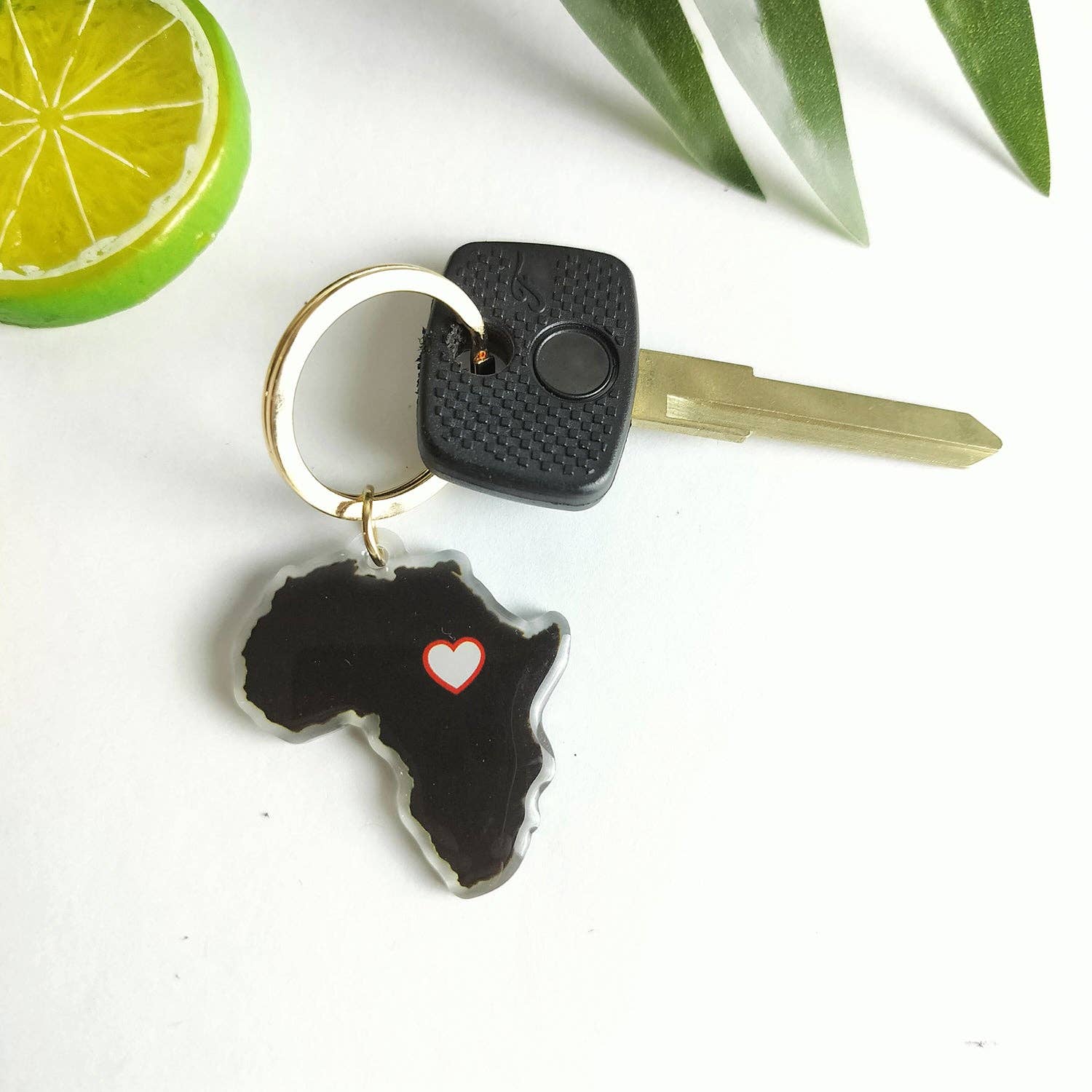 Heart of Africa Acrylic Keychain