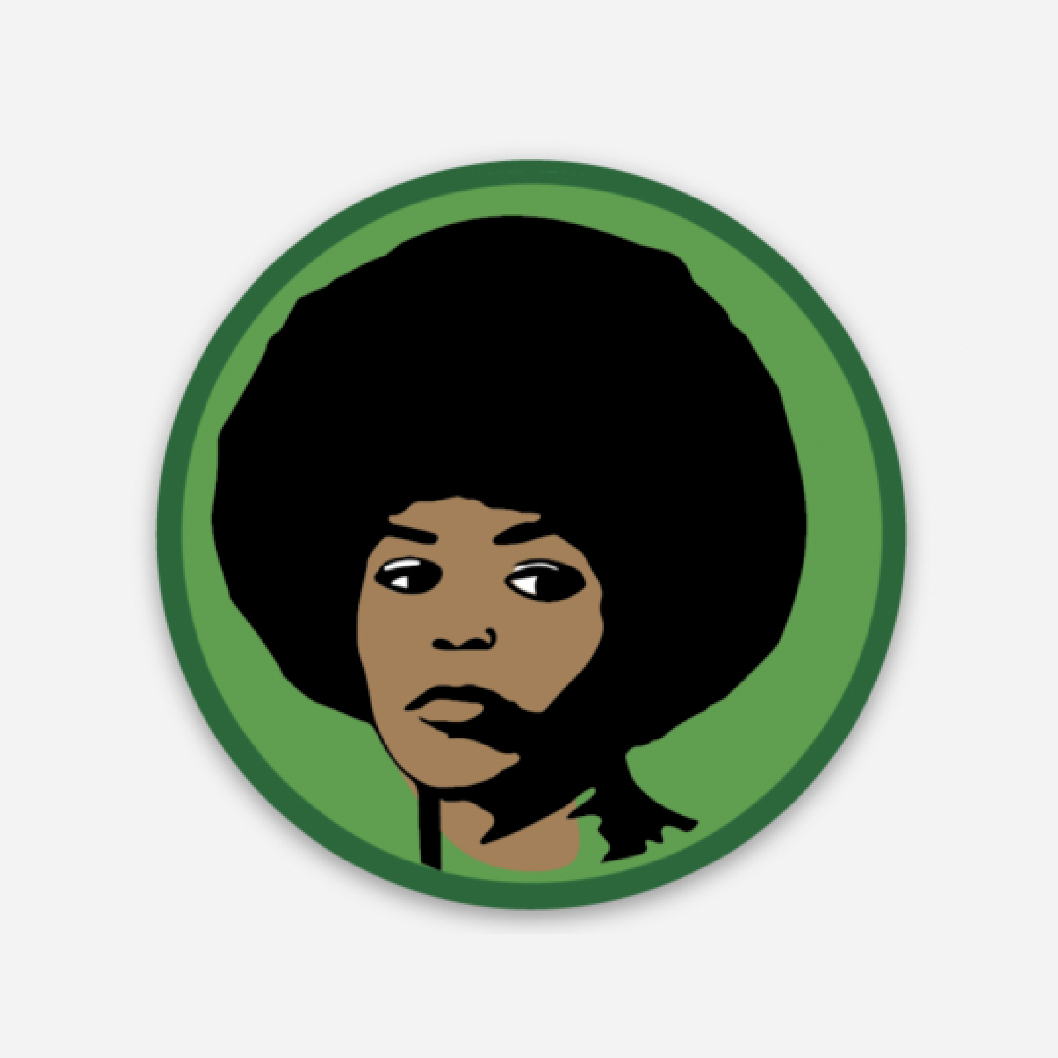 Angela Davis Sticker